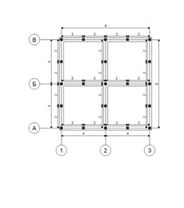 8*8, 21 свая